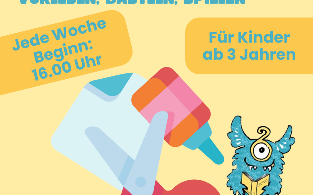 Kreativer Freitag – Vorlesen, Basteln, Spielen